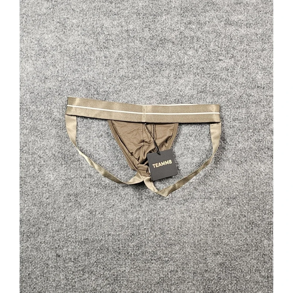 TEAMM8 ICON Modal Jock Quick Dry Low-Rise Jockstrap Size Small Army Green